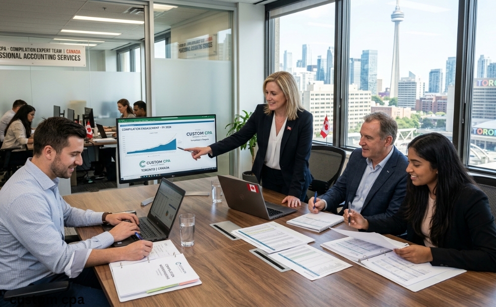 custom cpa, Compilation expert team in the office in Canada
