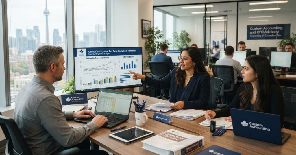 There is meeting regarding Canada's Corporate Tax Rate