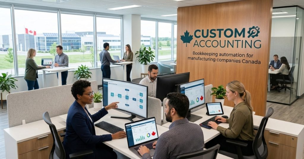 Bookkeeping automation for manufacturing companies Canada