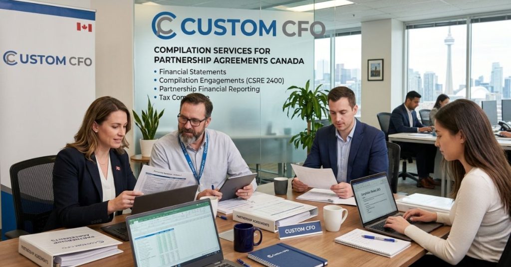 Compilation services for partnership agreements Canada